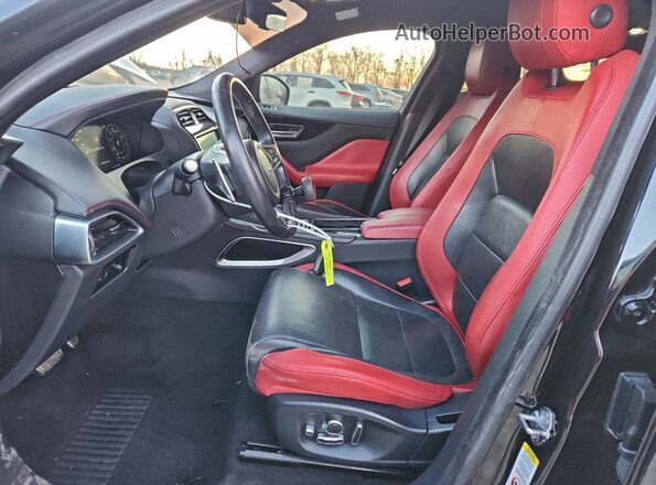 SADCM2FV1KA399339 2019 JAGUAR F-PACE Black Вид салону спереду