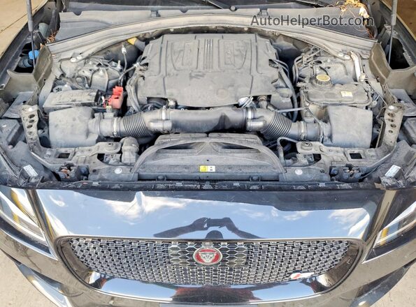 SADCM2FV4KA356727 2019 JAGUAR F-PACE Black Вид підкапотного простору