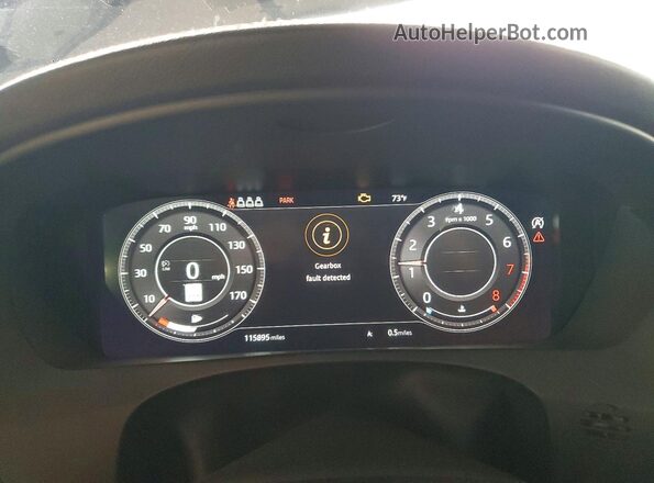 SADCM2FV4KA356727 2019 JAGUAR F-PACE Black Вид щитка приладів