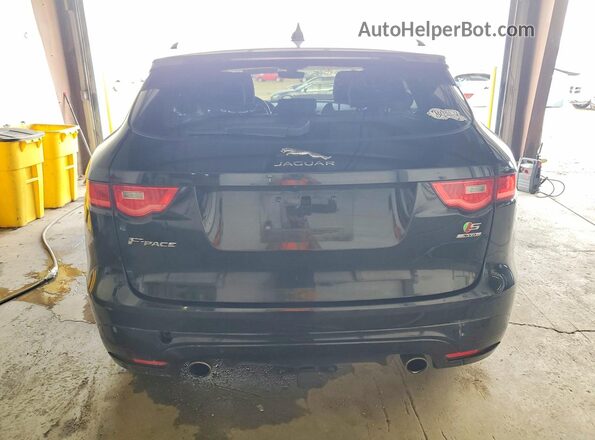 SADCM2FV4KA356727 2019 JAGUAR F-PACE Black Вид ззаду