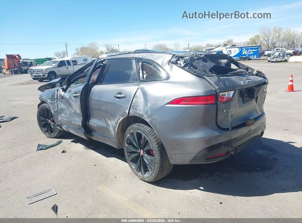 SADCM2FV6JA254957 2018 JAGUAR F-PACE Gray უკანა მარცხენა