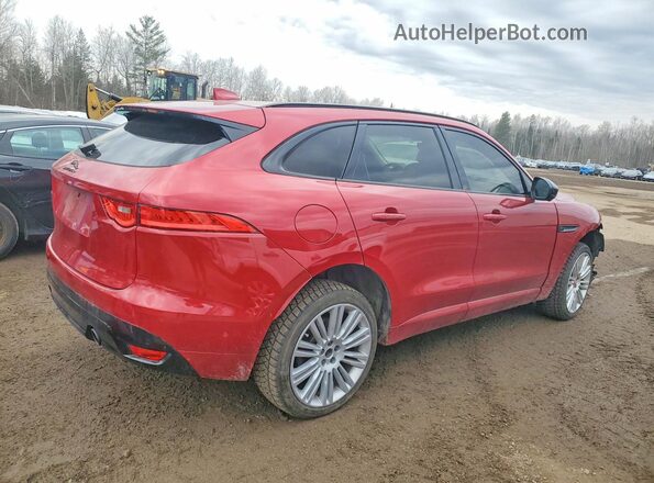 SADCN2GX6KA365863 2019 JAGUAR F-PACE Красный Задняя правая четверть