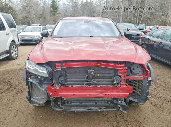 SADCN2GX6KA365863 2019 JAGUAR F-PACE Красный Вид спереди