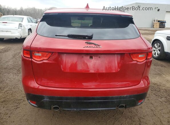 SADCN2GX6KA365863 2019 JAGUAR F-PACE Красный Вид сзади