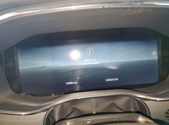 SADCT2EX0RA736518 2024 JAGUAR F-PACE Black Widok zestawu wskaźników