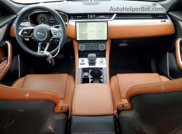 SADCT2EX2SA749034 2025 JAGUAR F-PACE Blue Вид панелі приладів