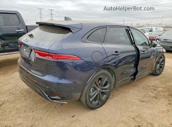 SADCT2EX2SA749034 2025 JAGUAR F-PACE Blue Задня права чверть