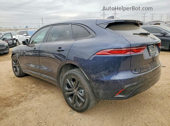 SADCT2EX2SA749034 2025 JAGUAR F-PACE Blue Задня ліва чверть