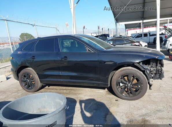 SADCT2EX2SA750166 2025 JAGUAR F-PACE Black Սալոնի հետևի տեսք