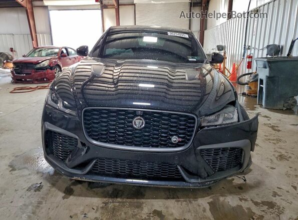 SADCZ2EE8MA672766 2021 JAGUAR F-PACE Black Widok z przodu