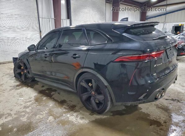 SADCZ2EE8MA672766 2021 JAGUAR F-PACE Black Tył lewy