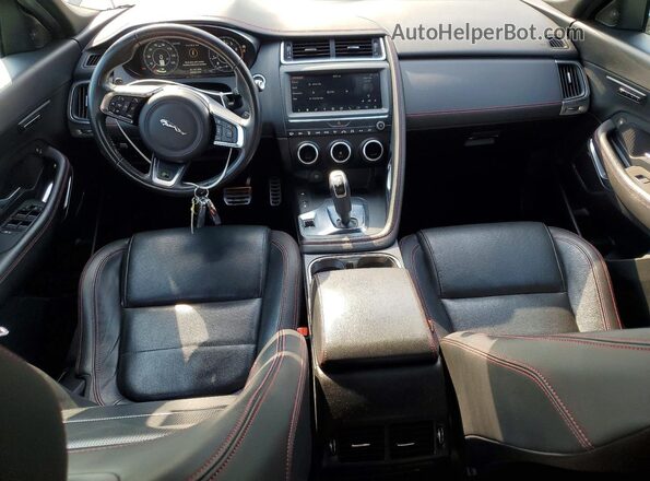 SADF12FX8L1003190 2020 JAGUAR E-PACE Gray Vista del salpicadero