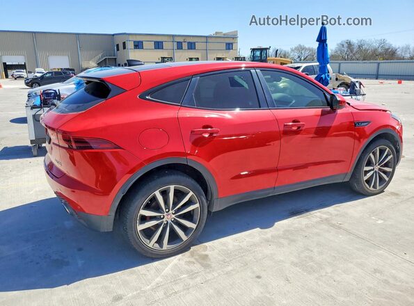 SADFJ2FX6K1Z66894 2019 JAGUAR E-PACE Красный Задняя правая четверть