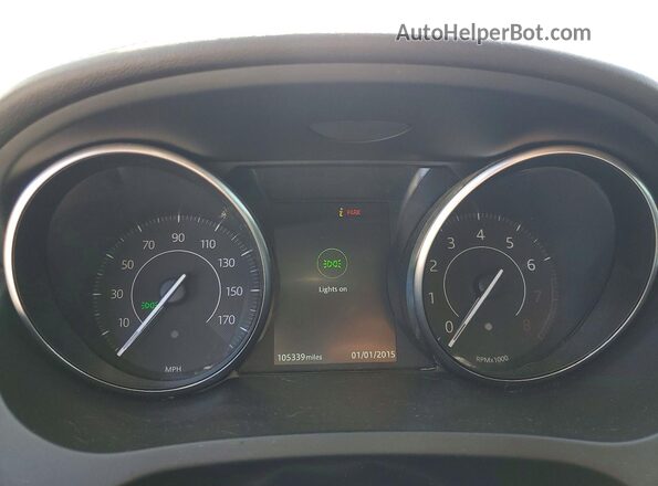 SADFJ2FX6K1Z66894 2019 JAGUAR E-PACE Красный Вид щитка приборов