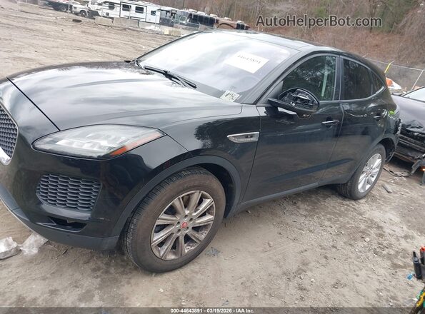 SADFJ2FXXK1Z42775 2019 JAGUAR E-PACE Черный Передняя левая четверть