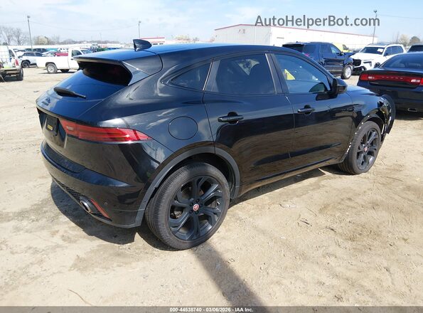 SADFL2FX0J1Z01533 2018 JAGUAR E-PACE Черный Задняя правая четверть