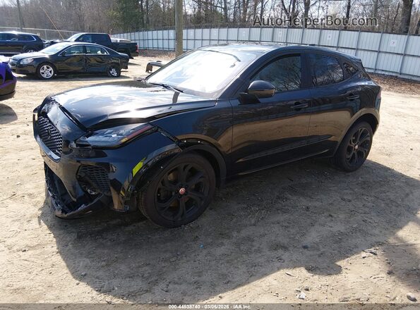 SADFL2FX0J1Z01533 2018 JAGUAR E-PACE Черный Передняя левая четверть