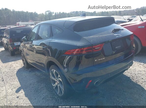 SADFL2FXXJ1Z07047 2018 JAGUAR E-PACE Black Задня ліва чверть