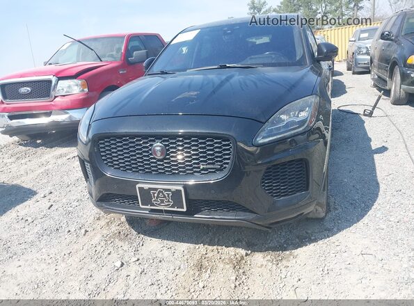 SADFL2FXXJ1Z07047 2018 JAGUAR E-PACE Black Вид щитка приладів
