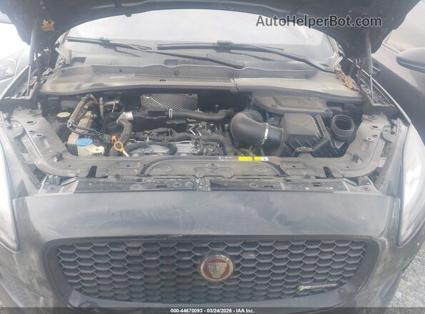 SADFL2FXXJ1Z07047 2018 JAGUAR E-PACE Black Вид ззаду
