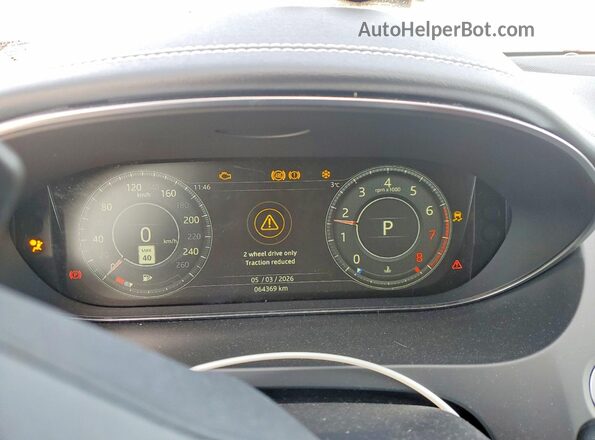 SADFM2GX3J1Z13798 2018 JAGUAR E-PACE Black Vista del cuadro de instrumentos