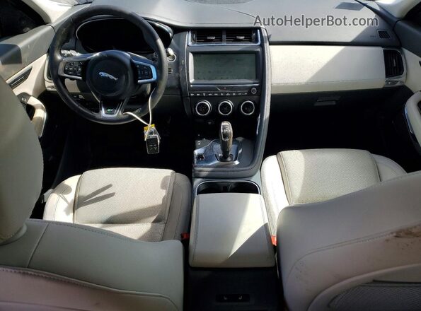 SADFP2FX3K1Z51400 2019 JAGUAR E-PACE Gray წინა პანელის ხედი