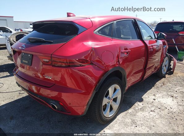 SADFT2GX0K1Z63188 2019 JAGUAR E-PACE Red უკანა მარჯვენა
