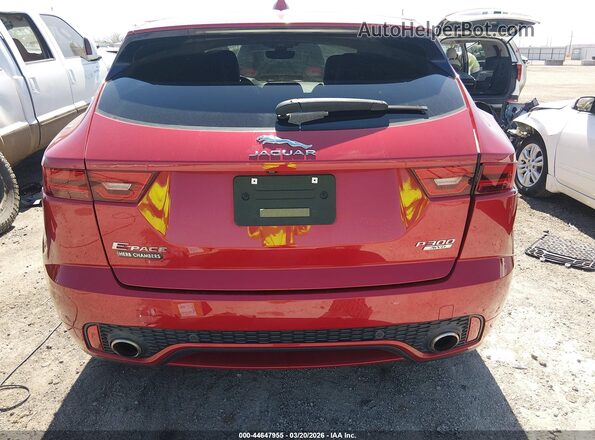 SADFT2GX0K1Z63188 2019 JAGUAR E-PACE Red 