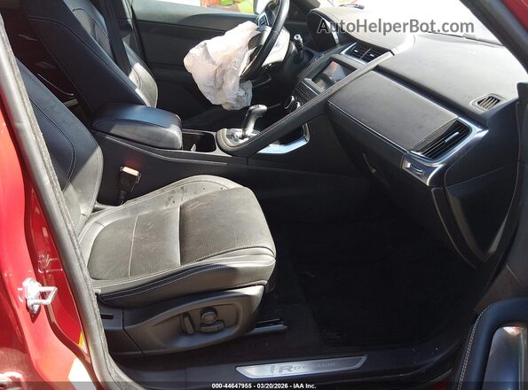 SADFT2GX0K1Z63188 2019 JAGUAR E-PACE Red წინა სალონის ხედი