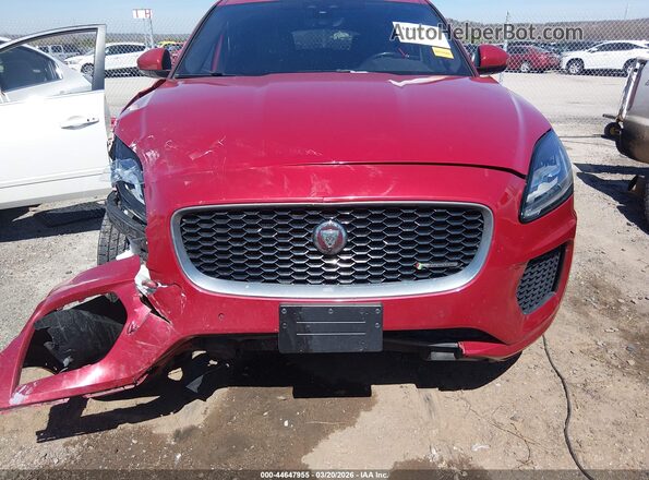 SADFT2GX0K1Z63188 2019 JAGUAR E-PACE Red უკანა სალონის ხედი