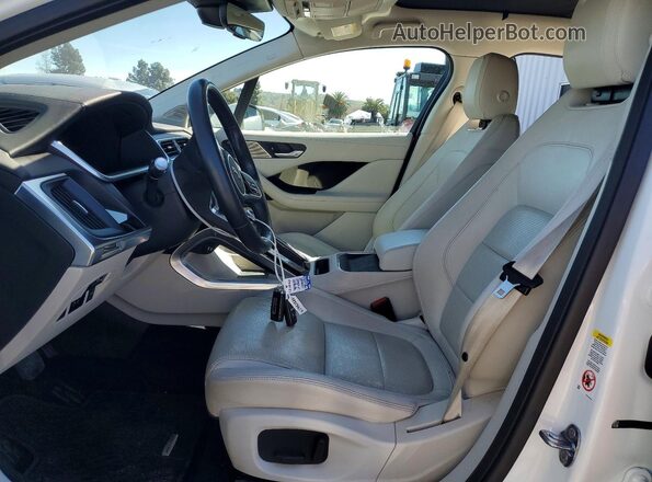 SADHB2S19L1F84547 2020 JAGUAR I-PACE Белый Вид салона спереди