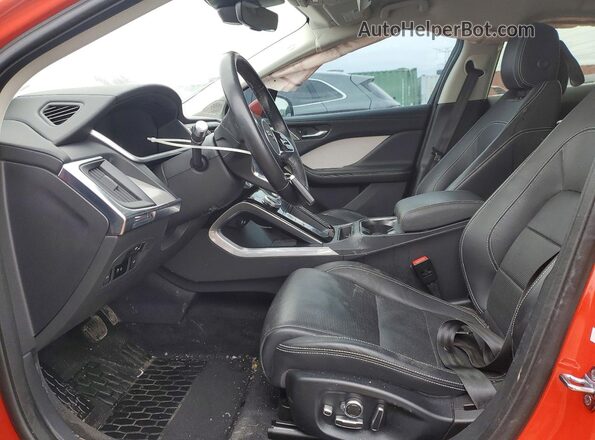 SADHC2S15L1F83215 2020 JAGUAR I-PACE Оранжевый Вид салона спереди