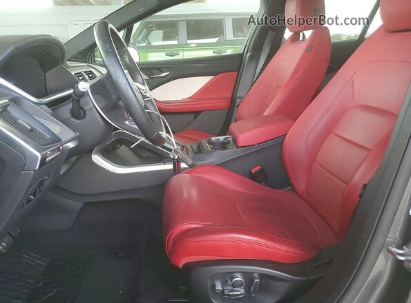 SADHD2S18L1F89166 2020 JAGUAR I-PACE Gray Առջևի վահանակի տեսք