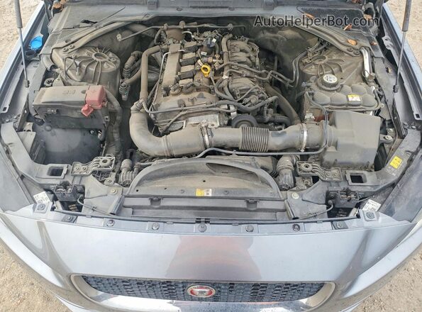 SAJAD4BG2HA961099 2017 JAGUAR XF Gray Vista interior trasera