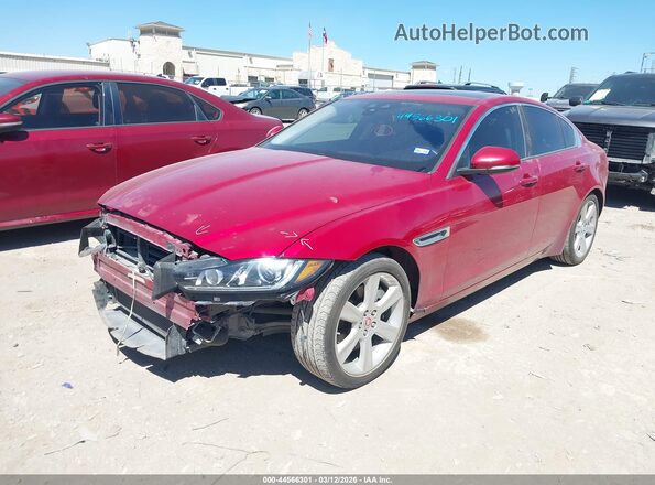 SAJAD4BG8HA948583 2017 JAGUAR XF Red 