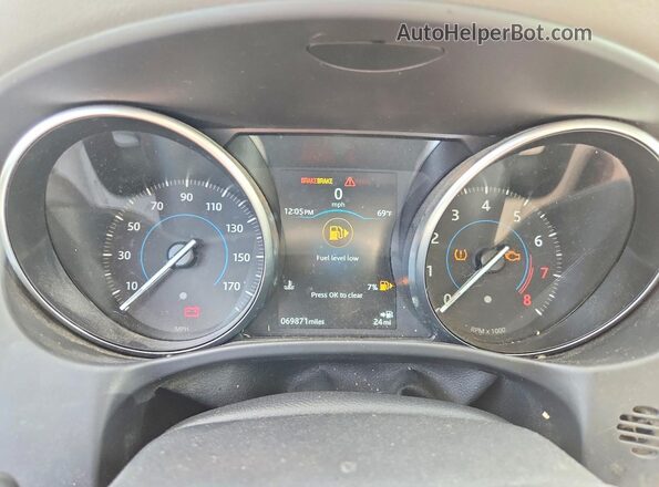 SAJAD4FX4JCP41497 2018 JAGUAR XF Black ხელსაწყოთა პანელის ხედი