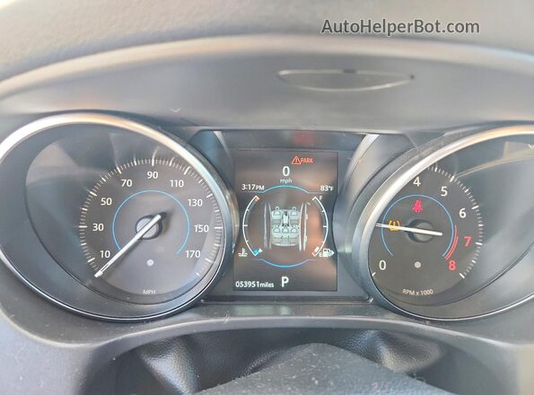 SAJAD4FX9KCP49094 2019 JAGUAR XF Silver Instrument cluster view