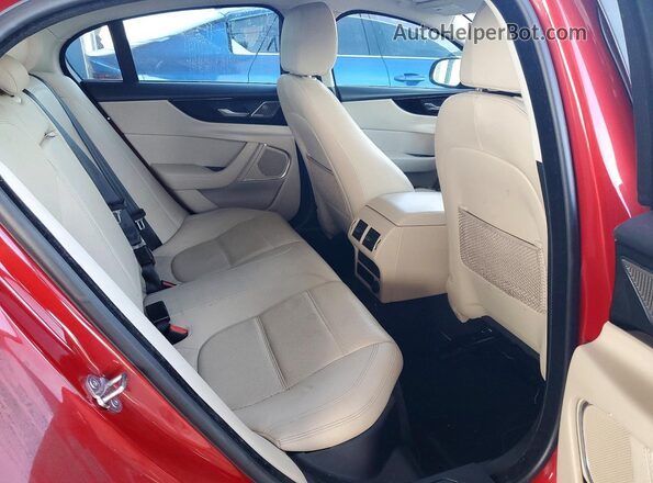 SAJAE4FX5LCP63265 2020 JAGUAR XF Red Вид задніх сидінь