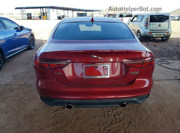 SAJAE4FX5LCP63265 2020 JAGUAR XF Red Вид ззаду