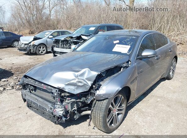 SAJAJ4FX3LCP64264 2020 JAGUAR XF Gray Передня ліва чверть