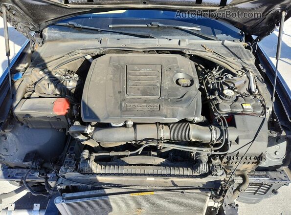 SAJAJ4FX6KCP51040 2019 JAGUAR XF Blue Widok wnętrza z tyłu