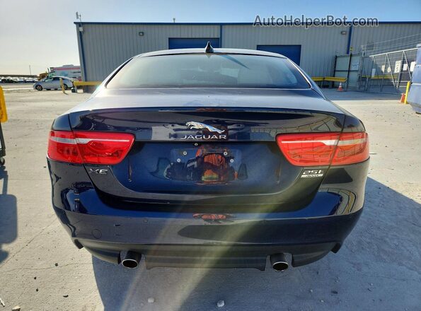 SAJAJ4FX6KCP51040 2019 JAGUAR XF Blue Widok z tyłu