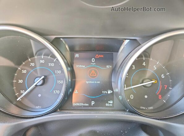 SAJAJ4FX6KCP51040 2019 JAGUAR XF Blue Widok zestawu wskaźników