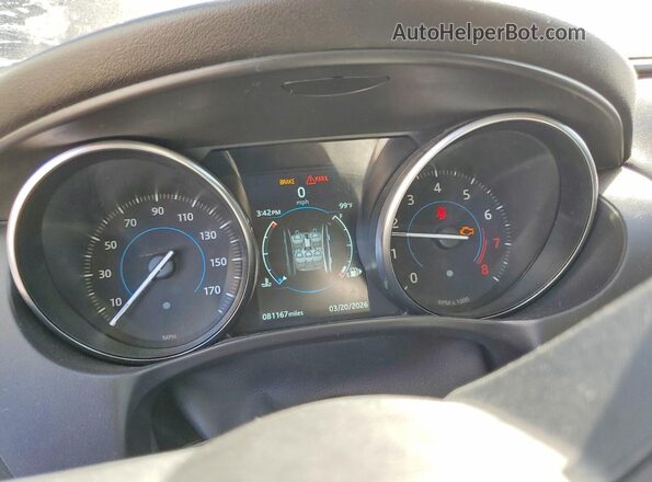 SAJAS4FX0KCP52732 2019 JAGUAR XF Black Սարքավորումների վահանակի տեսք