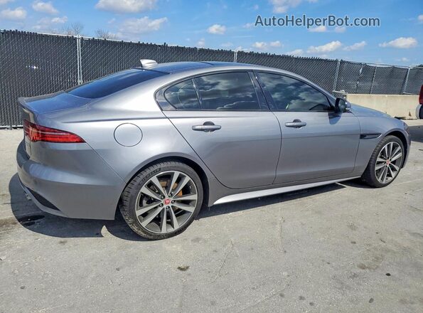 SAJAT4GX0LCP61699 2020 JAGUAR XF Gray უკანა მარჯვენა