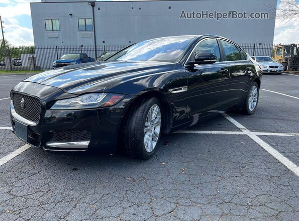 SAJBD4BV9GCY06832 2016 JAGUAR XF Black Rear left