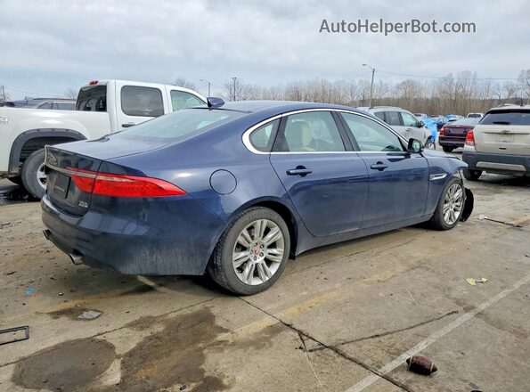 SAJBJ4BV9GCY16687 2016 JAGUAR XF Blue 