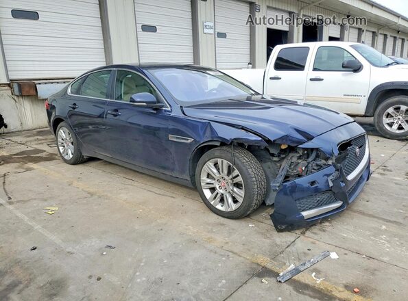 SAJBJ4BV9GCY16687 2016 JAGUAR XF Blue 
