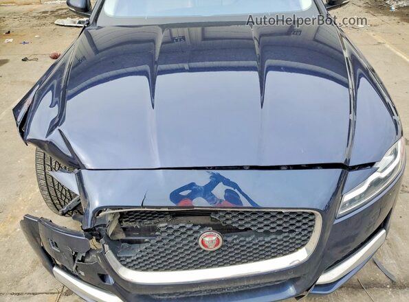 SAJBJ4BV9GCY16687 2016 JAGUAR XF Blue 
