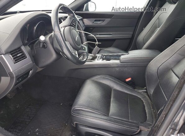 SAJBL4BV7GCY15497 2016 JAGUAR XF Black Front interior view